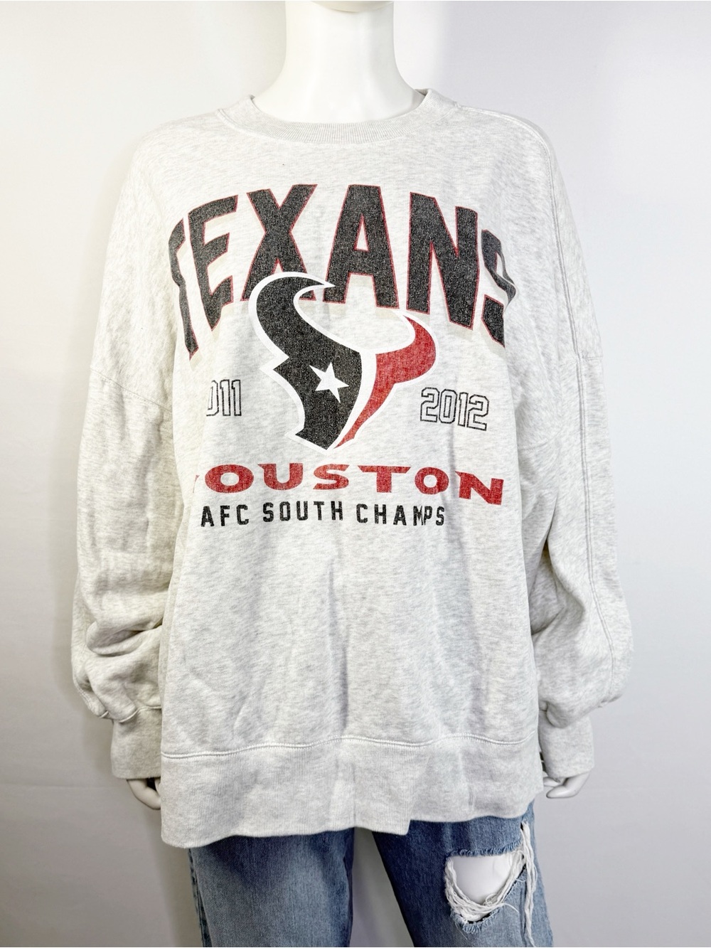 Abercrombie & Fitch NFL Texans Crew Neck Sweatshirt Size M Unisex Football